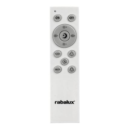 Rabalux - Светодиодный потолочный RGB-светильник с регулированием яркости и динамиком LED/24W/230V Wi-Fi Tuya + дистанционное управление