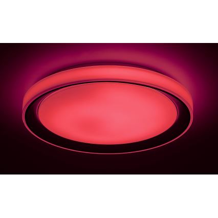 Rabalux - Светодиодный потолочный RGB-светильник с регулированием яркости LED/40W/230V 2700-6500K Wi-Fi Tuya  + дистанционное управление