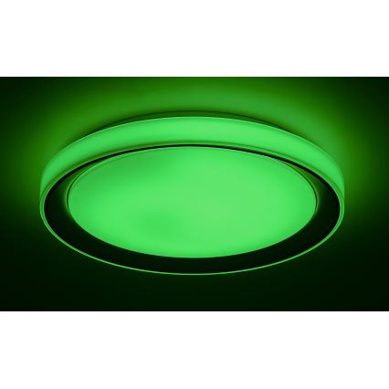 Rabalux - Светодиодный потолочный RGB-светильник с регулированием яркости LED/40W/230V 2700-6500K Wi-Fi Tuya  + дистанционное управление