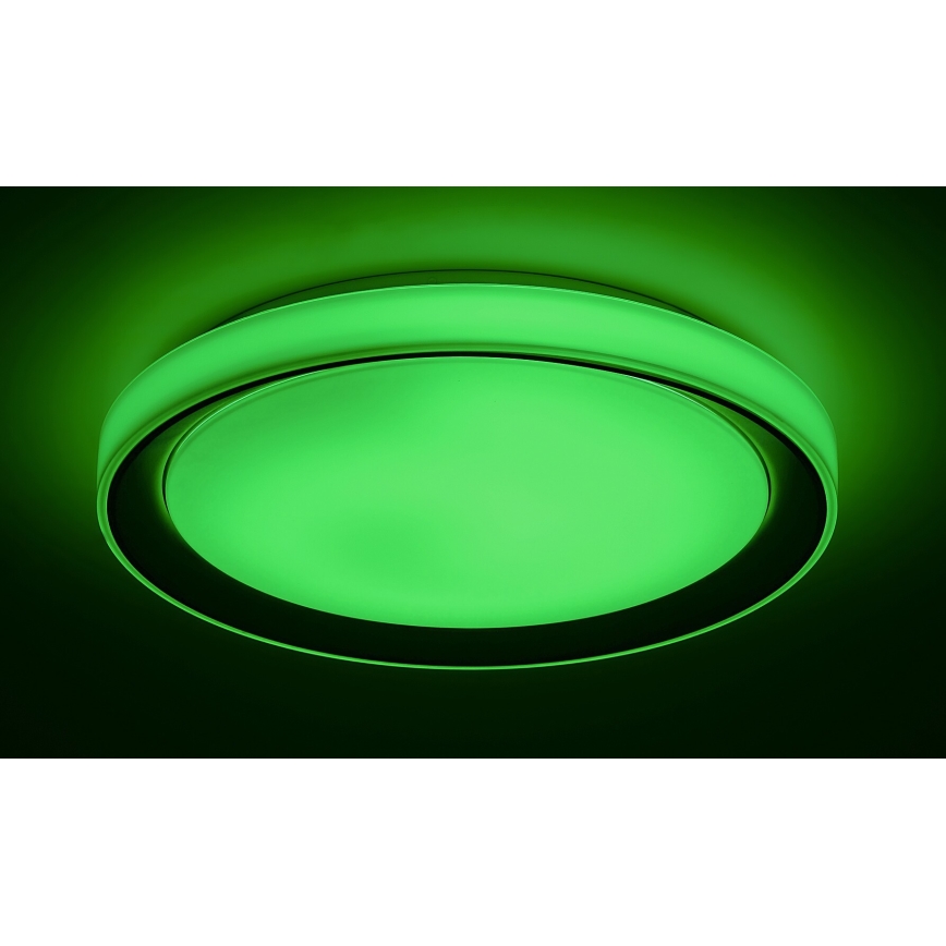 Rabalux - Светодиодный потолочный RGB-светильник с регулированием яркости LED/40W/230V 2700-6500K Wi-Fi Tuya  + дистанционное управление