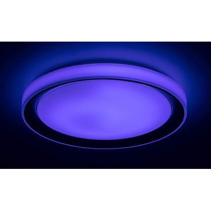 Rabalux - Светодиодный потолочный RGB-светильник с регулированием яркости LED/40W/230V 2700-6500K Wi-Fi Tuya  + дистанционное управление