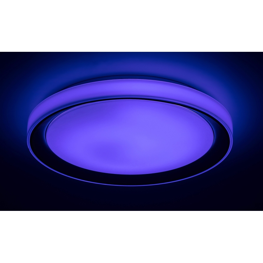 Rabalux - Светодиодный потолочный RGB-светильник с регулированием яркости LED/40W/230V 2700-6500K Wi-Fi Tuya  + дистанционное управление