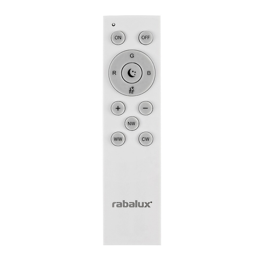 Rabalux - Светодиодный потолочный RGB-светильник с регулированием яркости LED/40W/230V 2700-6500K Wi-Fi Tuya  + дистанционное управление