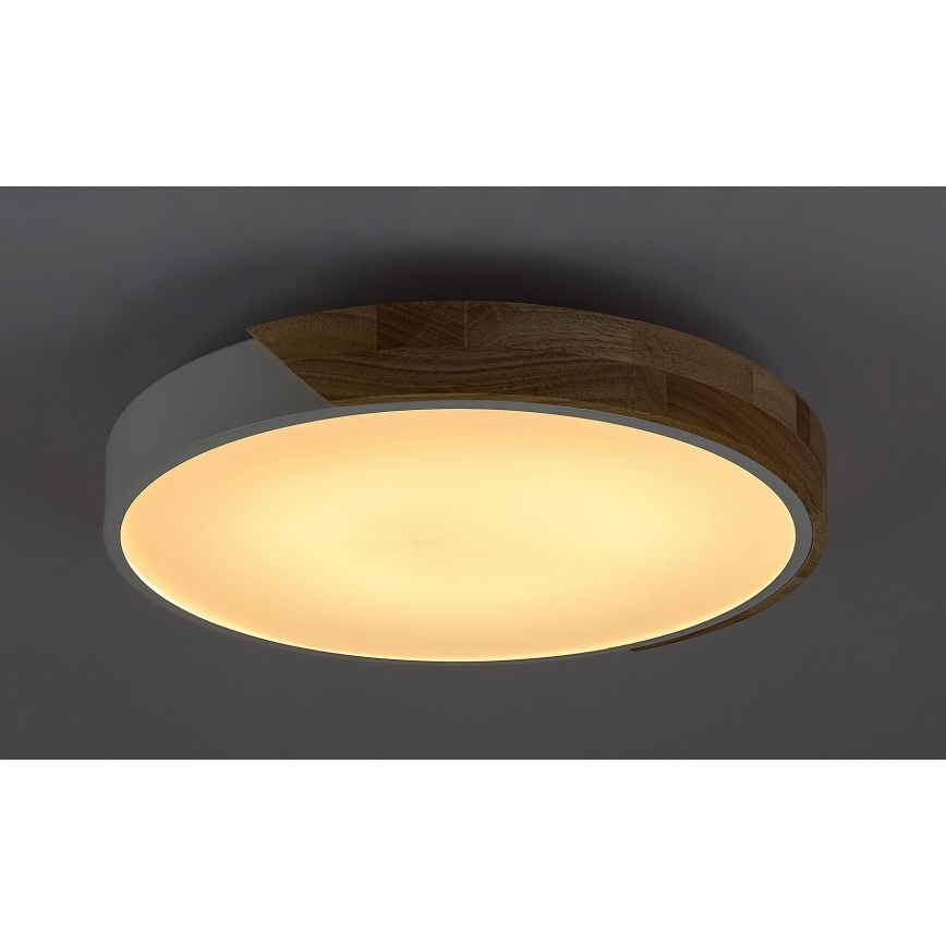 Rabalux - Светодиодный потолочный светильник LED/24W/230V белый/дуб