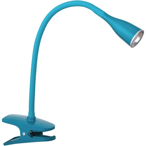Rabalux 4195 - Светодиодная настольная лампа с зажимом JEFF 1xLED/4,5W/230V синяя