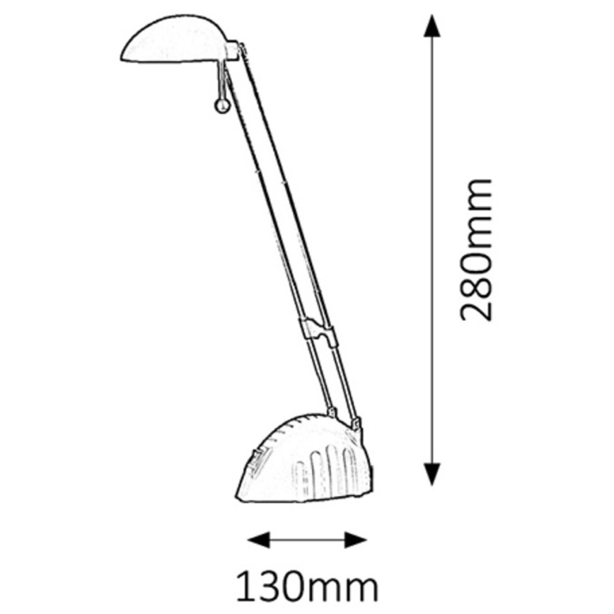 Rabalux 4335- Светодиодная настольная лампа RONALD 1xLED/5W/230V