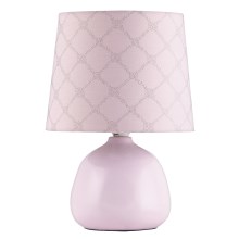 Rabalux 4384 - Настольная лампа ELLIE E14/40W розовая