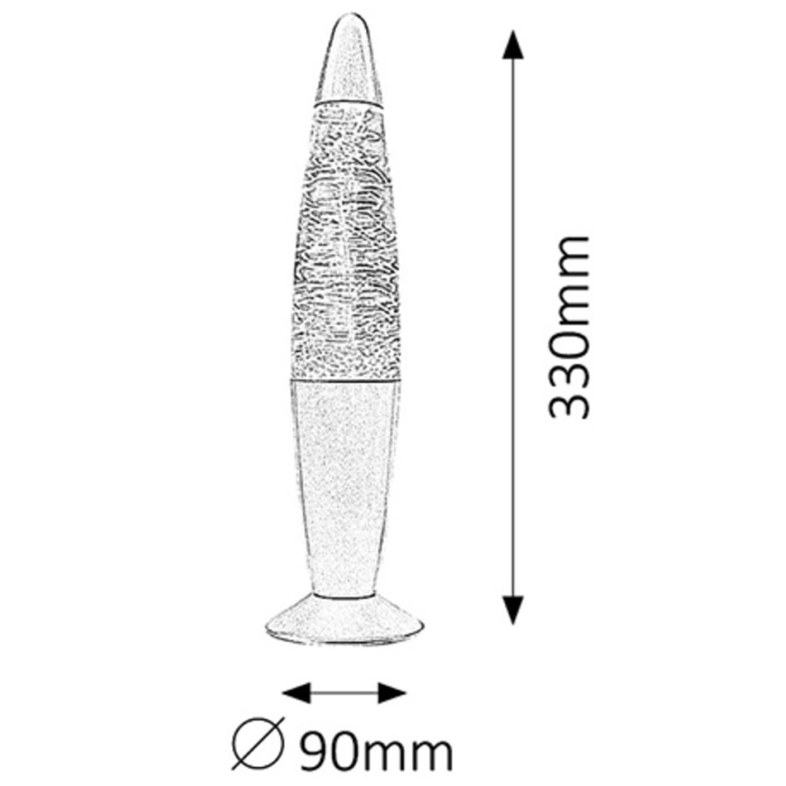 Rabalux 4533 - Декоративна лампа MILIE RGB 0,9W