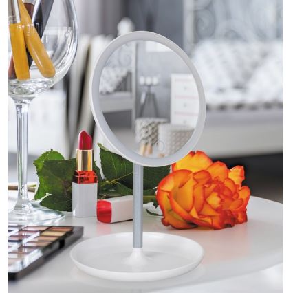 Rabalux - Світлодіодне косметичне дзеркало з регулюванням яскравості 1xLED/4W/5V