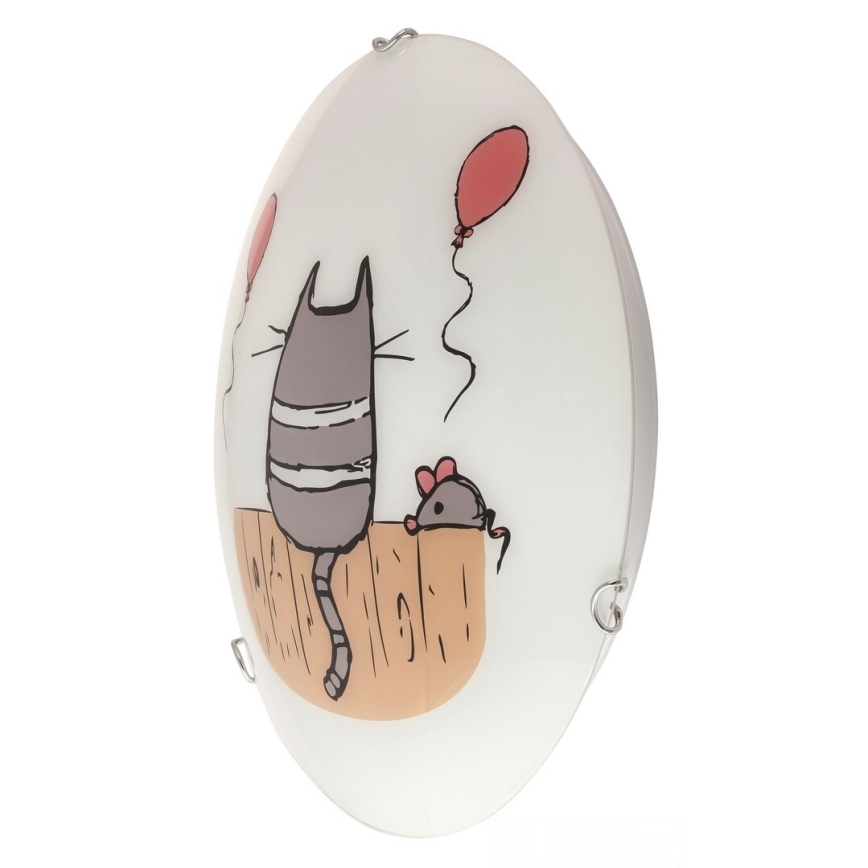 Rabalux 4558 - Детский настенный светильник CATHY 2xE27/60W