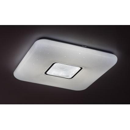 Rabalux - LED димований стельовий світильник LED/70 Вт/230 В + пульт ДУ 44x44 см