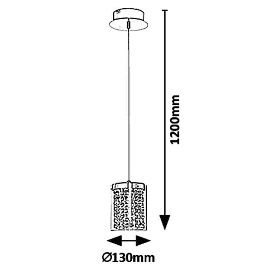 Rabalux 5043 - Світлодіодна підвісна люстра ASTRELLA LED/6W/230V