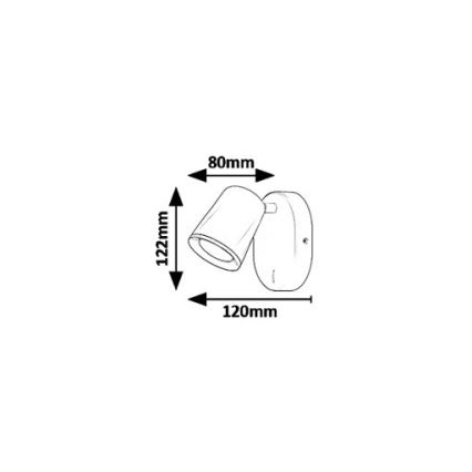 Rabalux - Светодиодный настенный точечный светильник LED/6W/230V