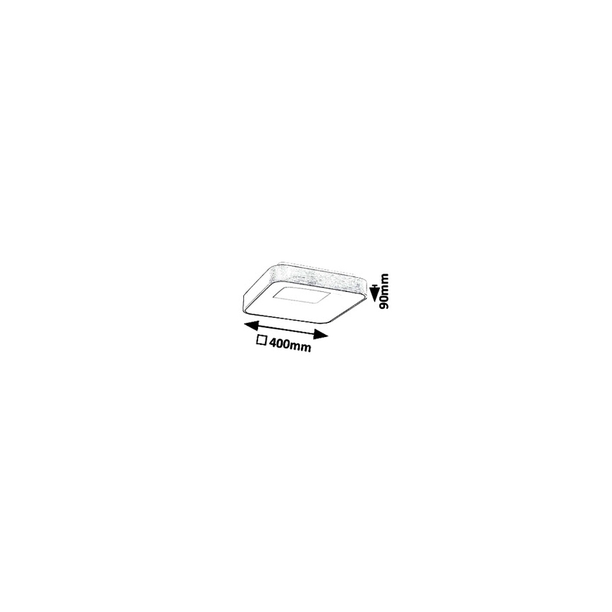 Rabalux - Светодиодный потолочный светильник CARMELA LED/30W/230V