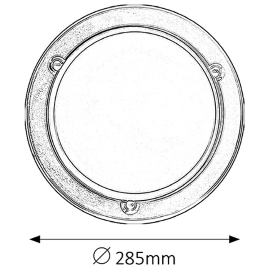 Rabalux - Потолочный светильник 1xE27/60W/230V диаметр 28,5 см