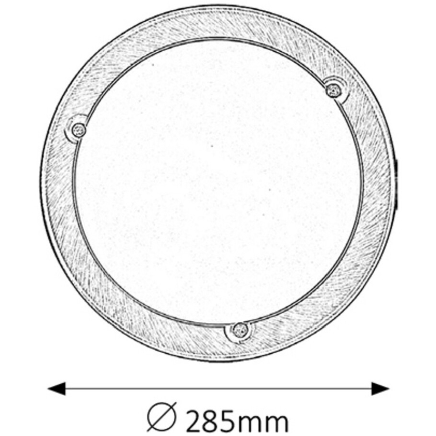 Rabalux - Потолочный светильник 1xE27/60W/230V диаметр 28,5 см