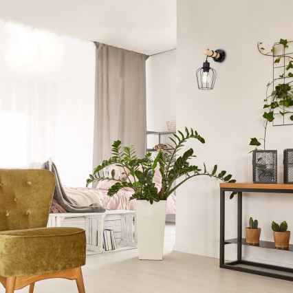 Rabalux - Настінний світильник 1xE27/40W/230V каучук