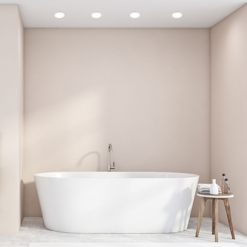 Rabalux - Вбудований стельовий LED світильник для ванної LED/3W/230V IP44 білий