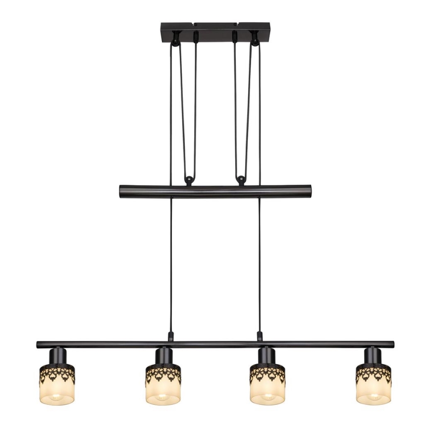 Rabalux 5345 - Підвісна люстра LACEY 4xE14/40W/230V