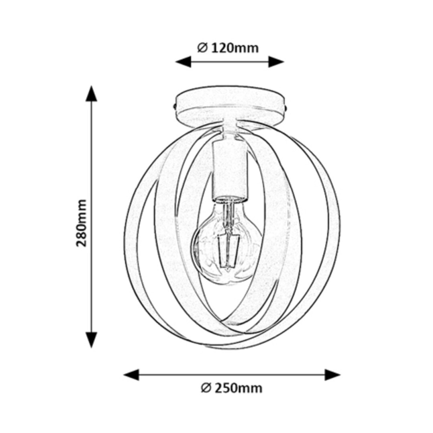 Rabalux - Потолочный светильник 1xE27/40W/230V диаметр 25 см