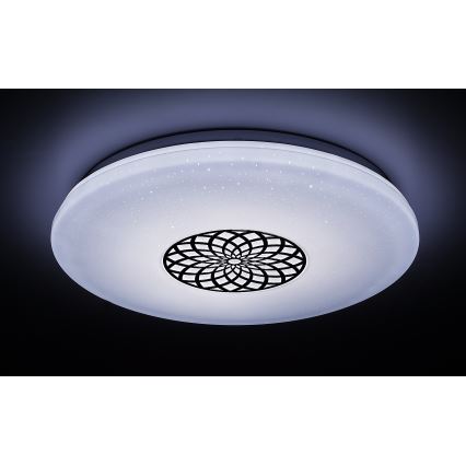 Rabalux - Светодиодный потолочный RGB-светильник с регулированием яркости LED/24W/230V 3000-6500K Wi-Fi Tuya диаметр 39,5 см + дистанционное управление