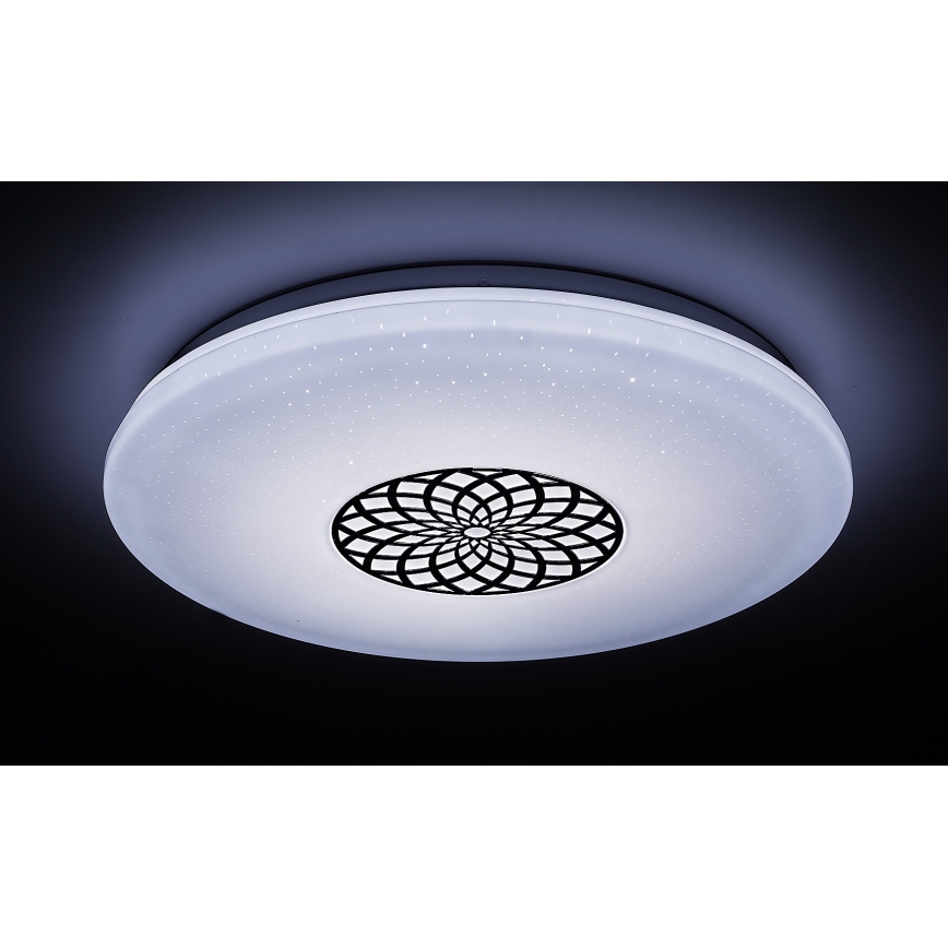 Rabalux - Светодиодный потолочный RGB-светильник с регулированием яркости LED/24W/230V 3000-6500K Wi-Fi Tuya диаметр 39,5 см + дистанционное управление