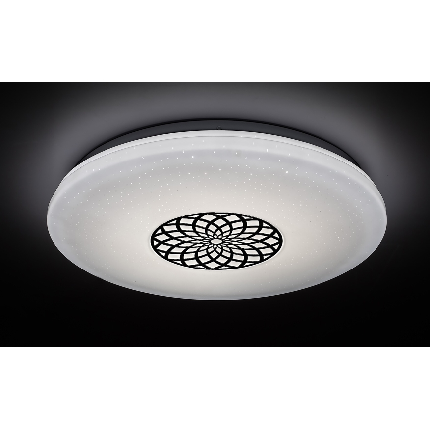 Rabalux - Светодиодный потолочный RGB-светильник с регулированием яркости LED/24W/230V 3000-6500K Wi-Fi Tuya диаметр 39,5 см + дистанционное управление