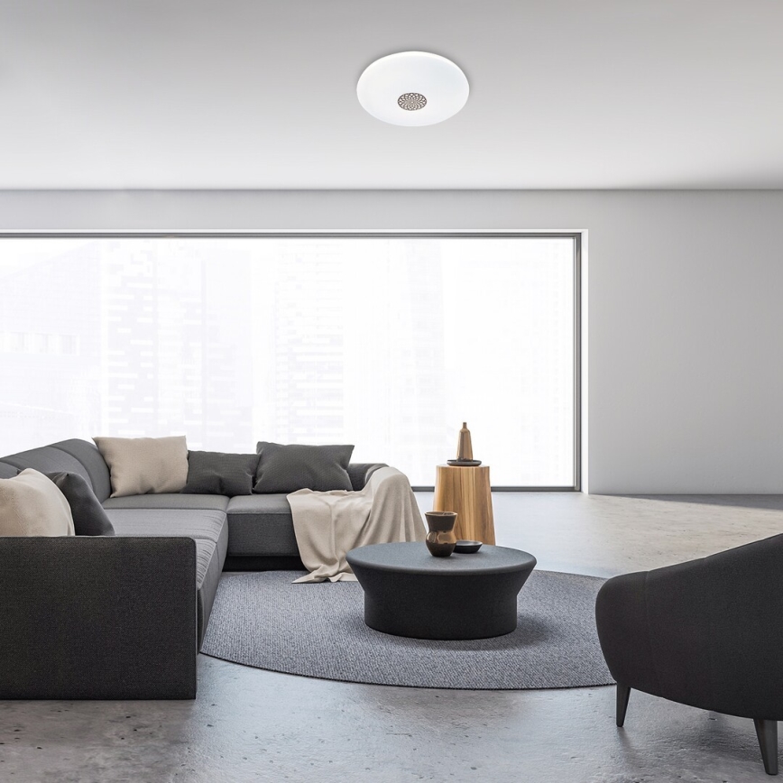 Rabalux - Світильник стельовий світлодіодний RGB з регулюванням яскравості LED/40W/230V 3000-6500K Wi-Fi Tuya діаметром 60 см + дистанційне керування