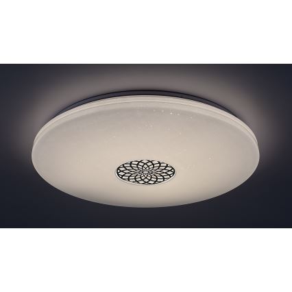 Rabalux - Светодиодный потолочный RGB-светильник с регулированием яркости LED/40W/230V 3000-6500K Wi-Fi Tuya диаметр 60 см + дистанционное управление