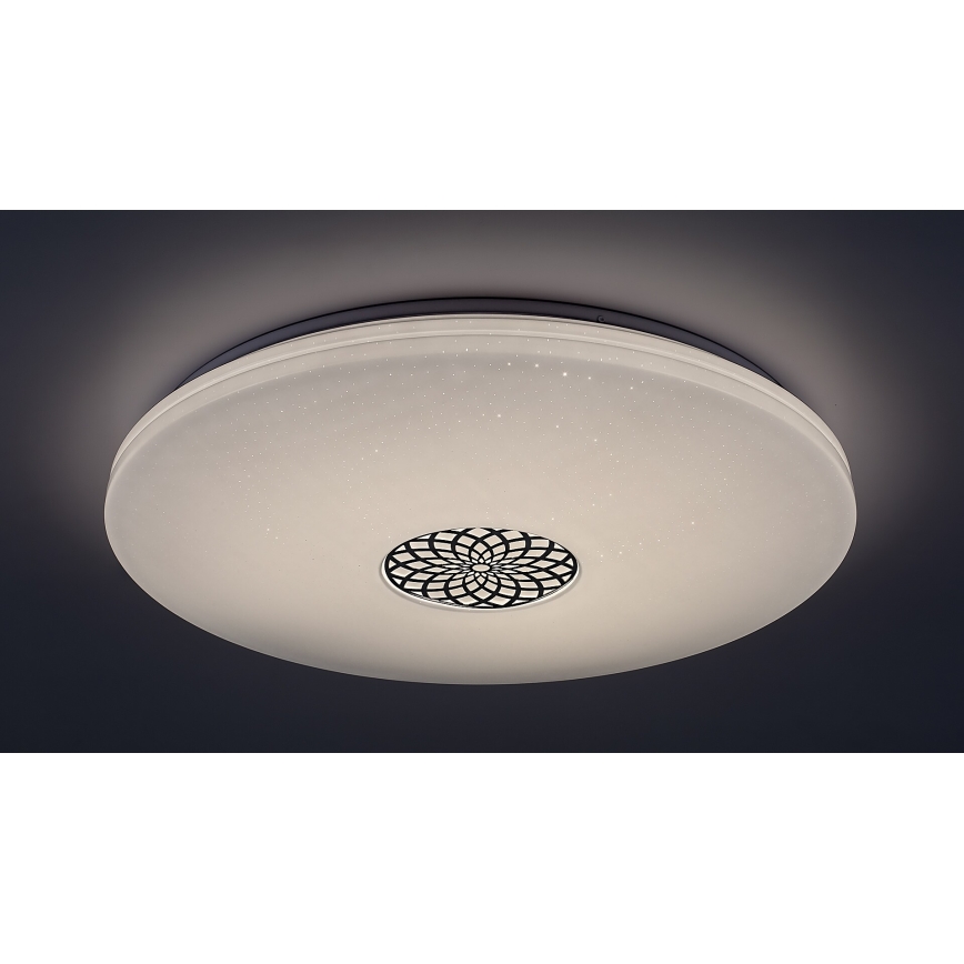 Rabalux - Светодиодный потолочный RGB-светильник с регулированием яркости LED/40W/230V 3000-6500K Wi-Fi Tuya диаметр 60 см + дистанционное управление