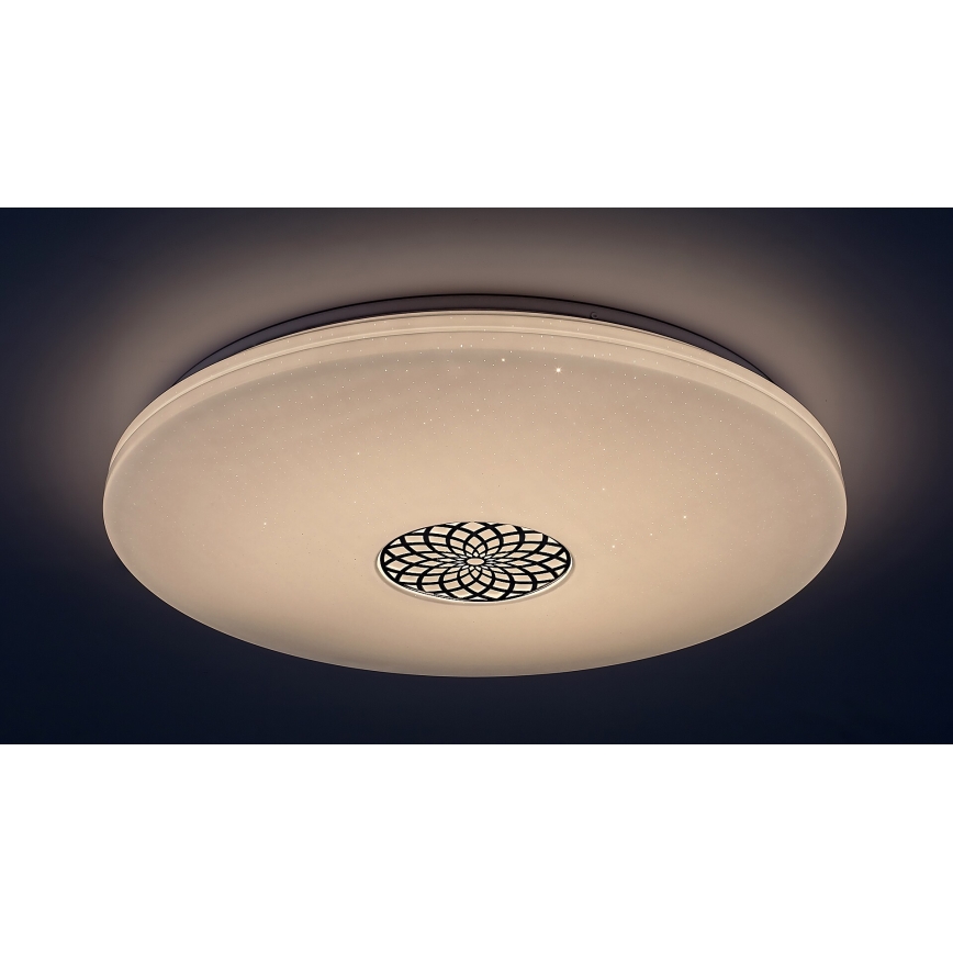 Rabalux - Светодиодный потолочный RGB-светильник с регулированием яркости LED/40W/230V 3000-6500K Wi-Fi Tuya диаметр 60 см + дистанционное управление