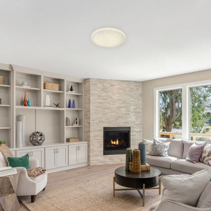 Rabalux - світлодіодний стельовий світильник зі змінною яскравістю STAR LED/36W/230V + пульт дистанційного керування, діаметр 40 см