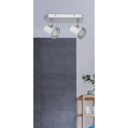 Rabalux - Світлодіодний світильник для ванної кімнати 2xGU10/4,5W/230V IP44