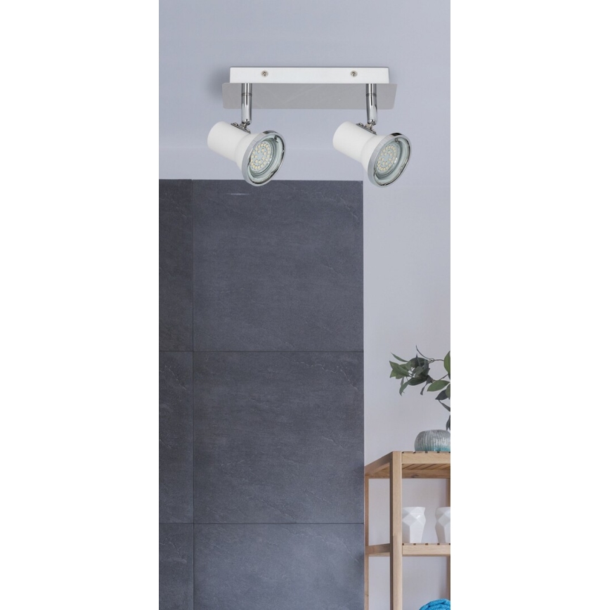 Rabalux - Світлодіодний світильник для ванної кімнати 2xGU10/4,5W/230V IP44