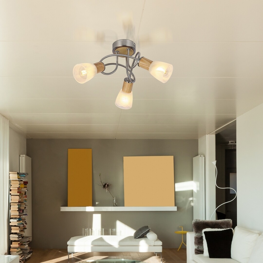 Rabalux - Пристельова люстра 3xE14/40W/230V