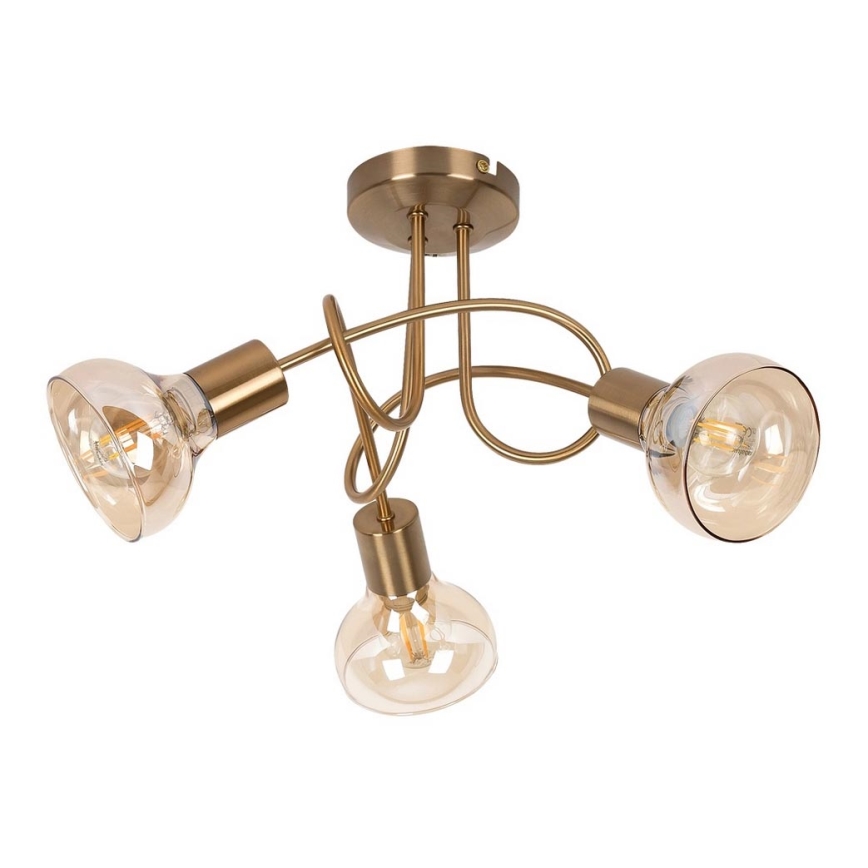 Rabalux 5548 - Припотолочная люстра HOLLY 3xE14/40W/230V золотистая