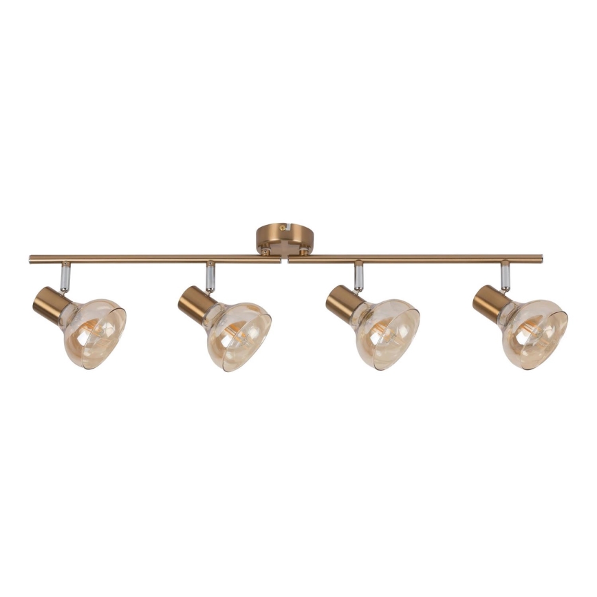 Rabalux 5550 - Точечный светильник HOLLY 4xE14/40W/230V золотистый
