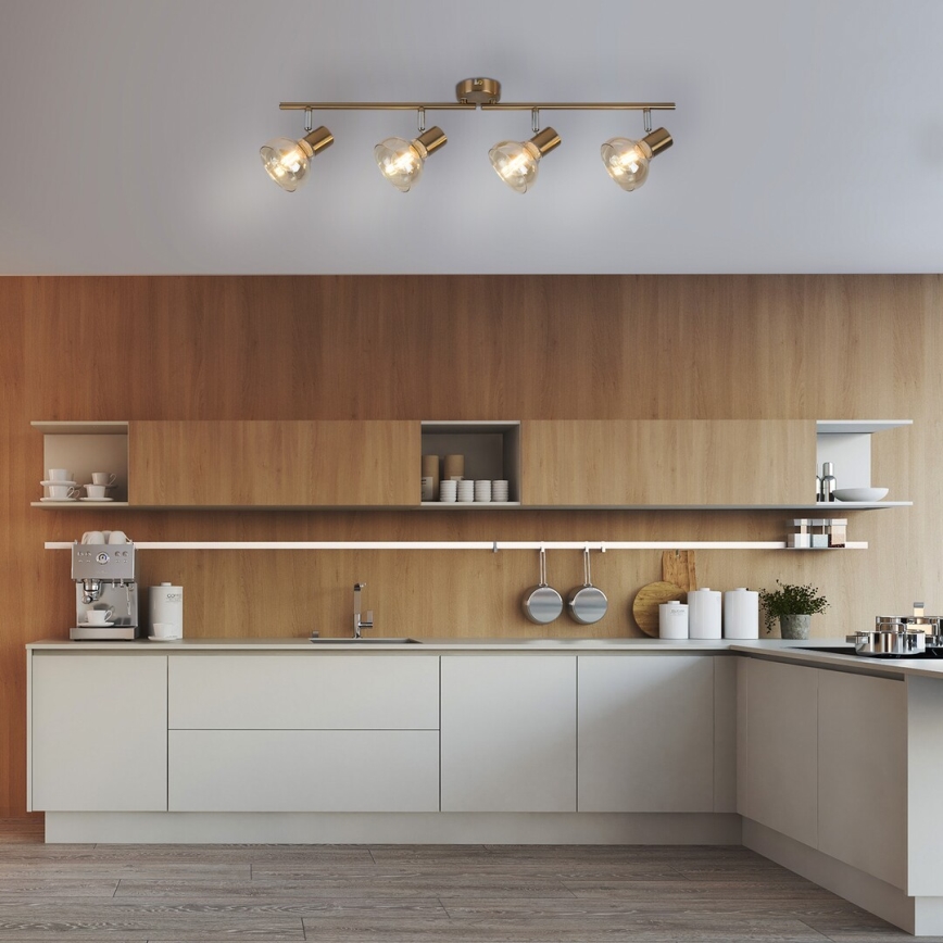 Rabalux - Точковий світильник 4xE14/40W/230V золотий