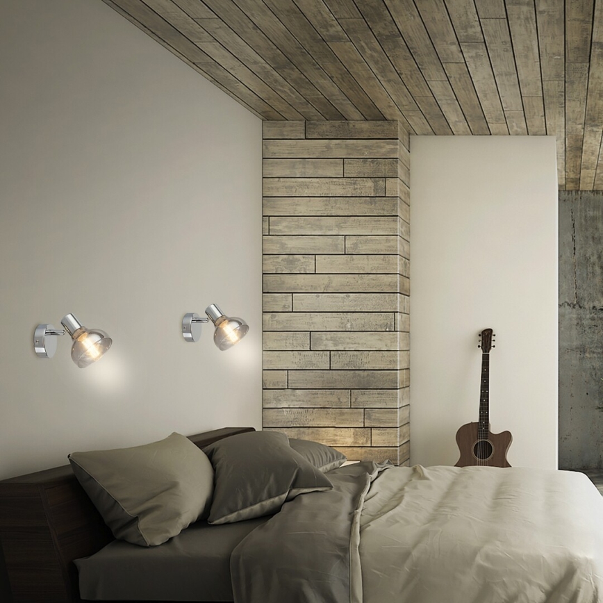 Rabalux - Настінний світильник 1xE14/40W/230V блискучий хром