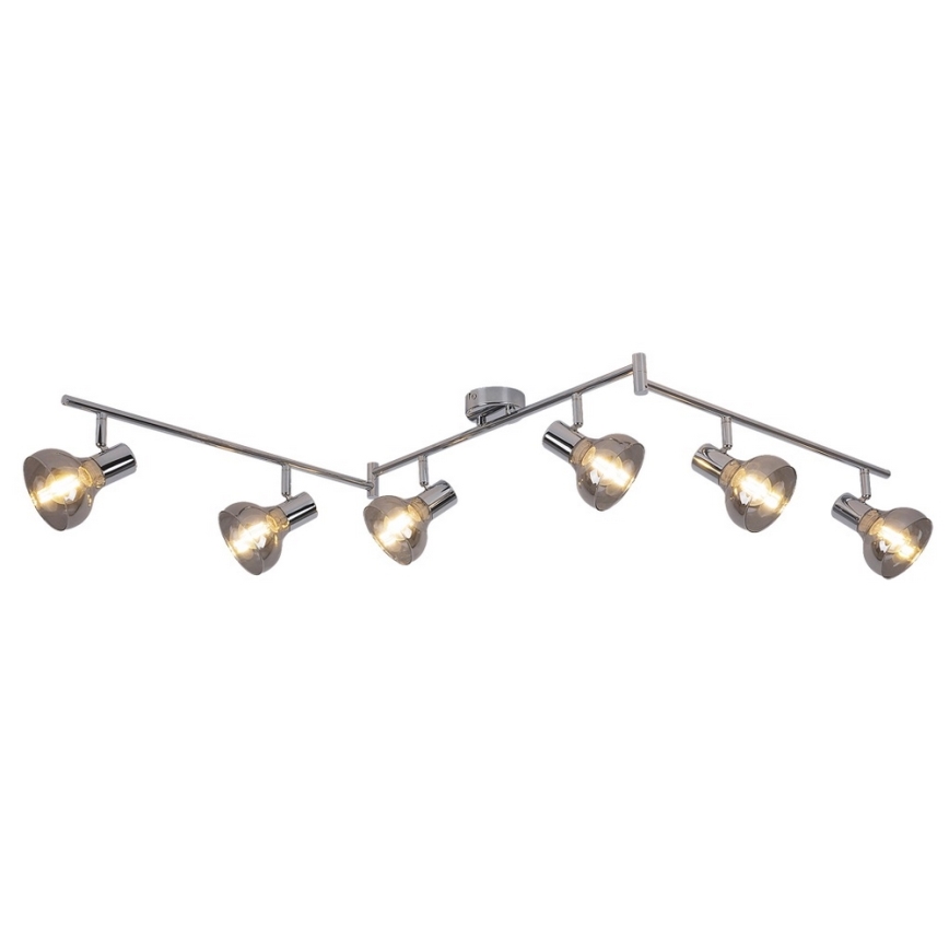 Rabalux 5562 - Точковий світильник HOLLY 6xE14/40W/230V блискучий хром