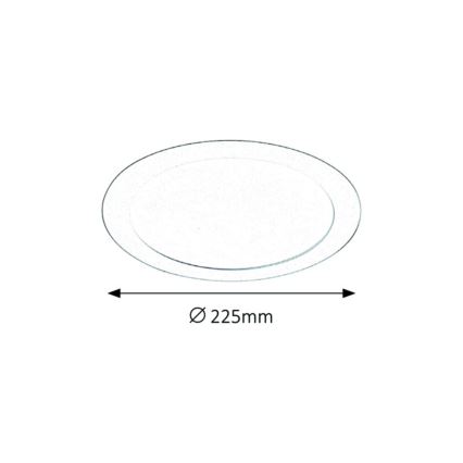 Rabalux - Світлодіодний підвісний стельовий світильник LED/18W/230V