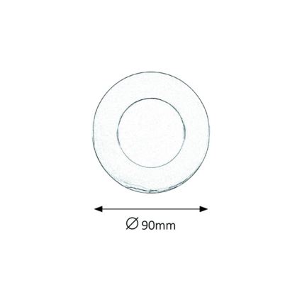Rabalux 5584 - Светодиодный встраиваемый светильник для ванной комнаты LOIS LED/3W/230V IP44 4000K