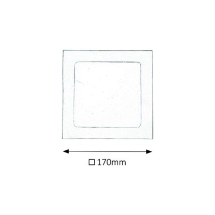 Rabalux 5587 - Светодиодный встраиваемый светильник для ванной комнаты LOIS LED/12W/230V IP44 4000K