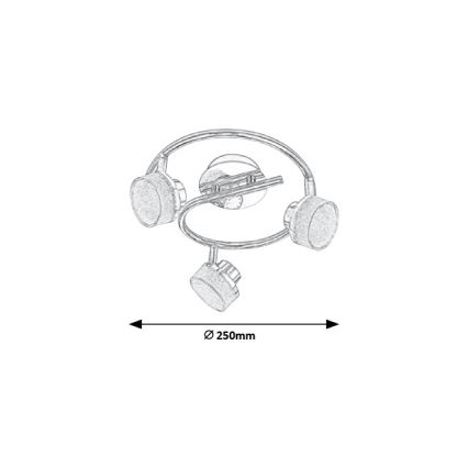 Rabalux - Светодиодный потолочный точечный светильник 3xLED/5W/230V