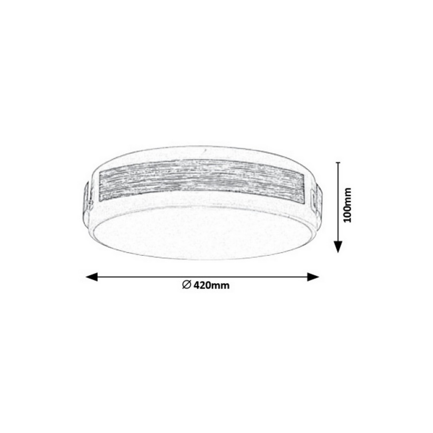 Rabalux 5646 - Потолочный светодиодный диммируемый светильник SALMA LED/24W/230V