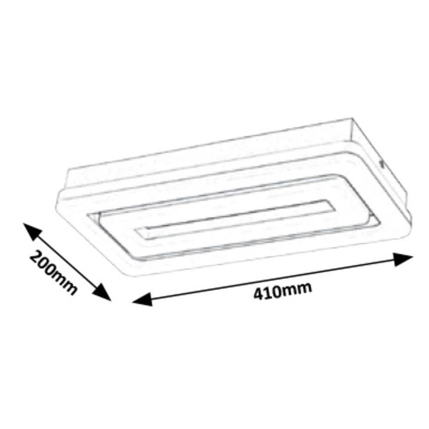 Rabalux 5648 - Светодиодный потолочный светильник ALANA LED/40W/230V белый