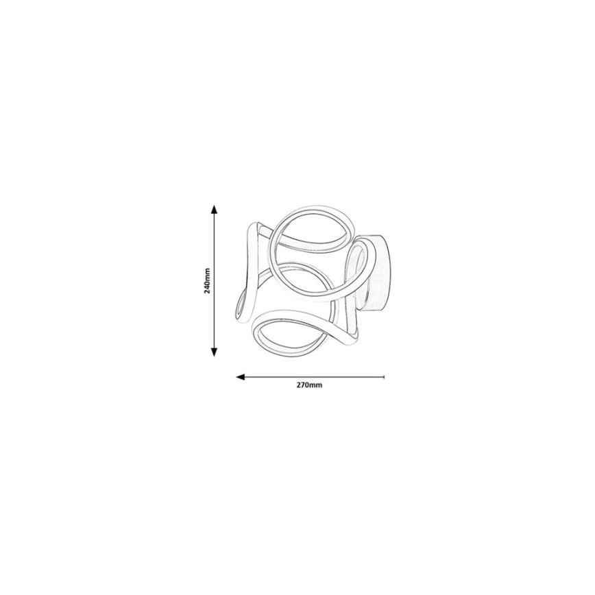 Rabalux - Светодиодный настенный светильник LED/11W/230V 3000K