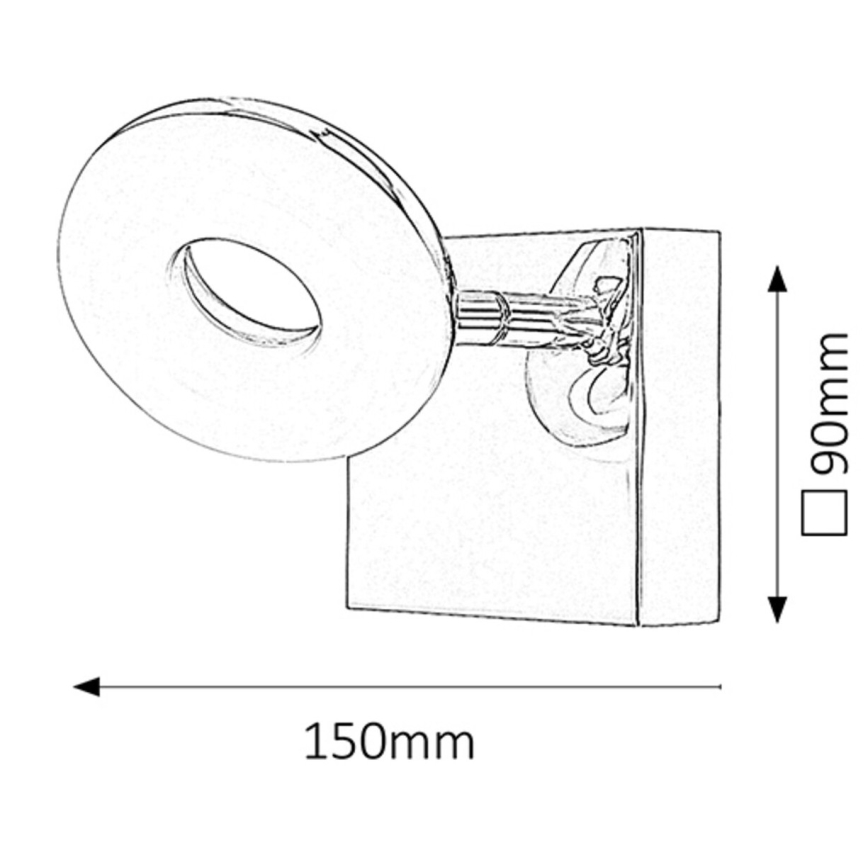 Rabalux 5716 - Светодиодный светильник для ванной комнаты BEATA LED/5W/230V IP44