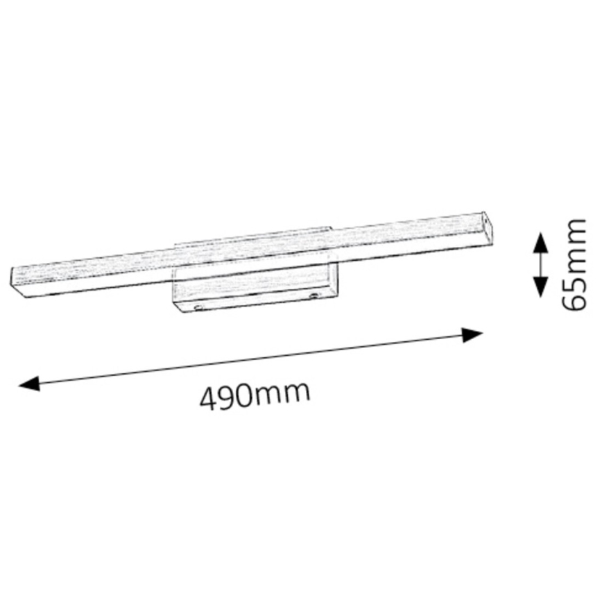 Rabalux 5721 - Светодиодная подсветка для зеркала в ванной комнате JOHN 1xLED/12W/230V