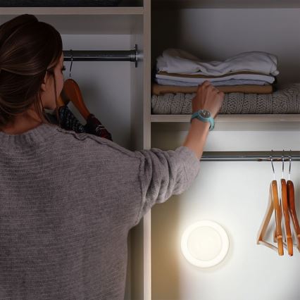 Rabalux - Світлодіодний нічник з сенсором LED/0,5W/3xAAA 4000K